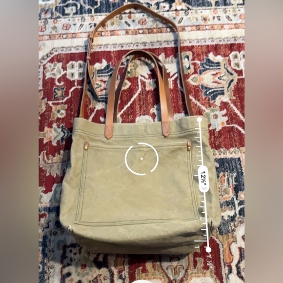 Madewell Tote Canvas & Leather - Picture 2 of 9